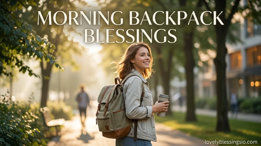 Morning Backpack Blessings