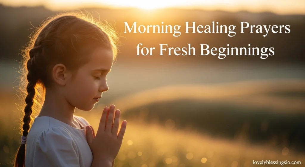 Morning Healing Prayers for Fresh Beginnings