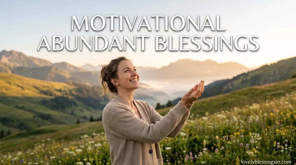 Motivational Abundant Blessings