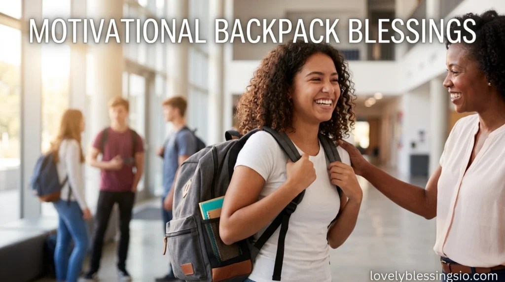 Motivational Backpack Blessings