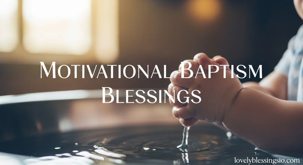 Motivational Baptism Blessings