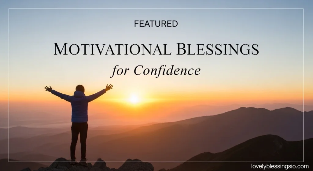 Motivational Blessings for Confidence