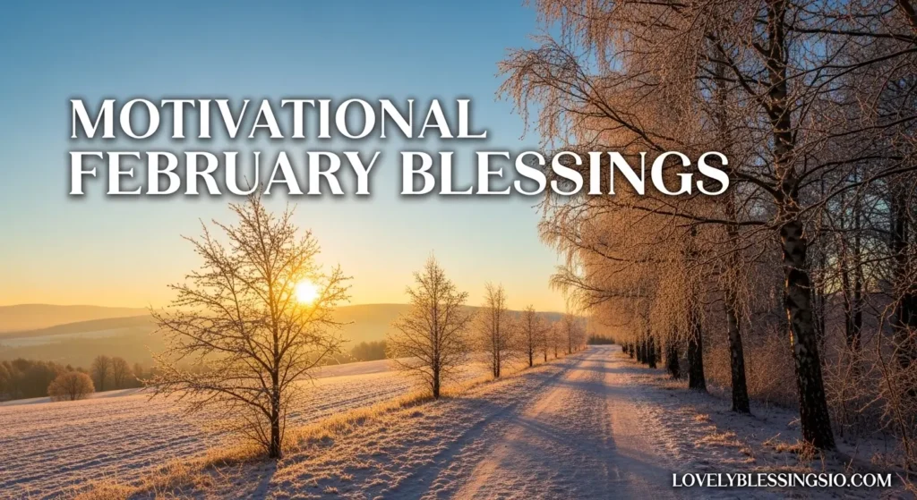 Motivational February Blessings