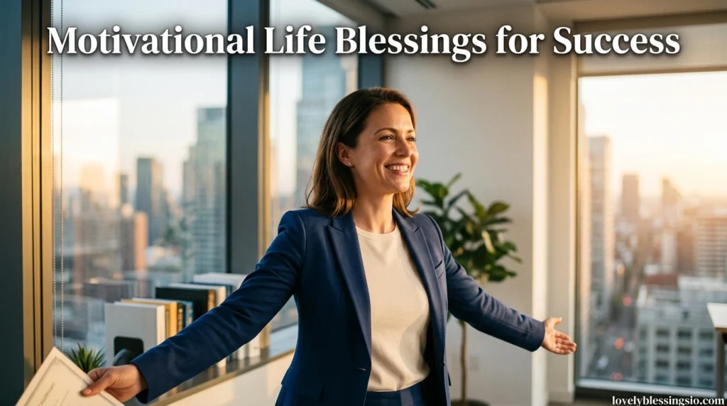 Motivational Life Blessings for Success