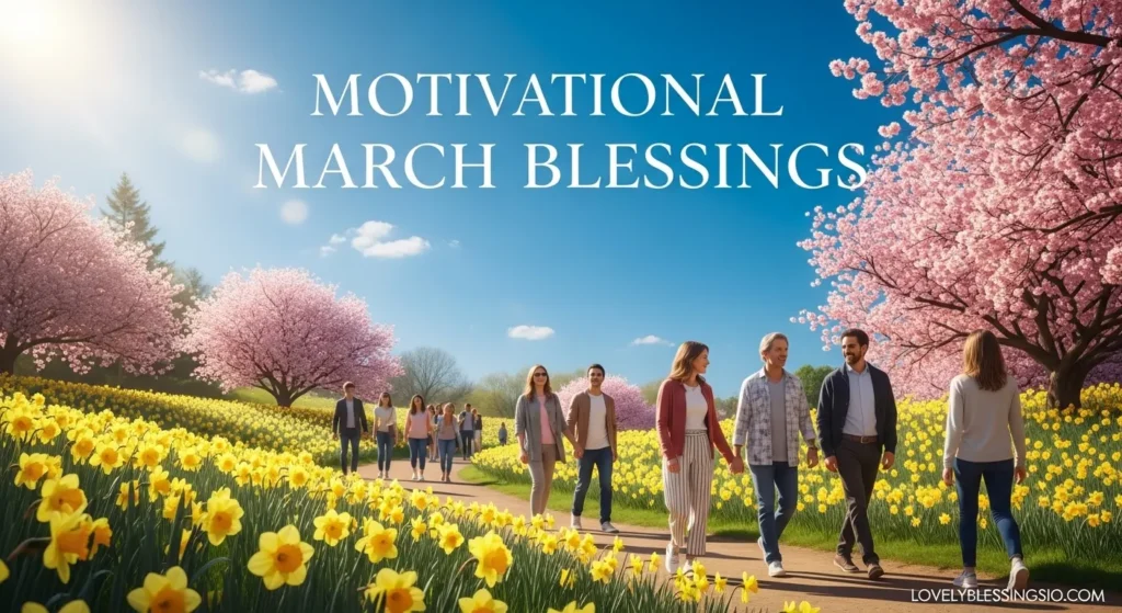 Motivational March Blessings