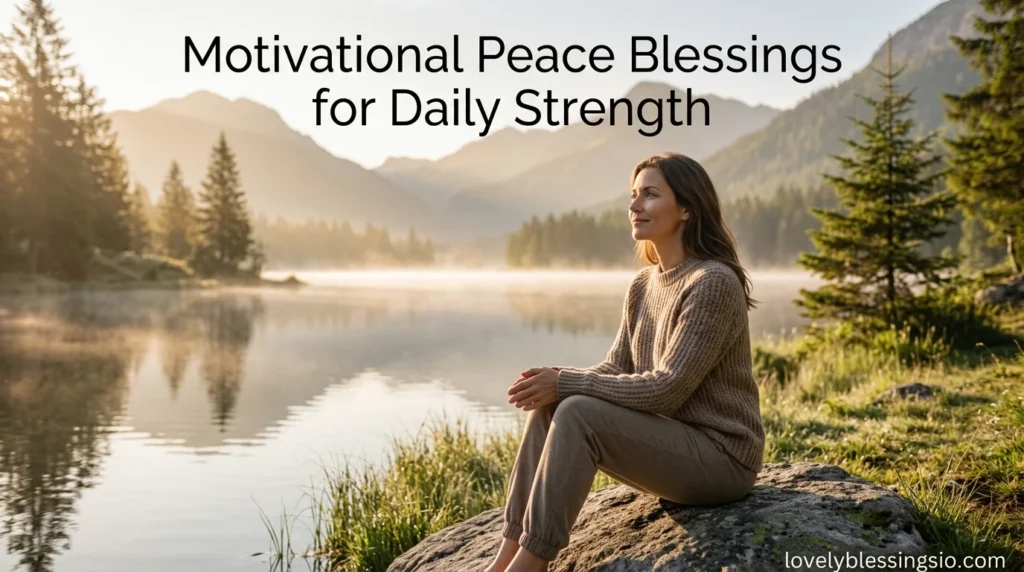 Motivational Peace Blessings for Daily Strength