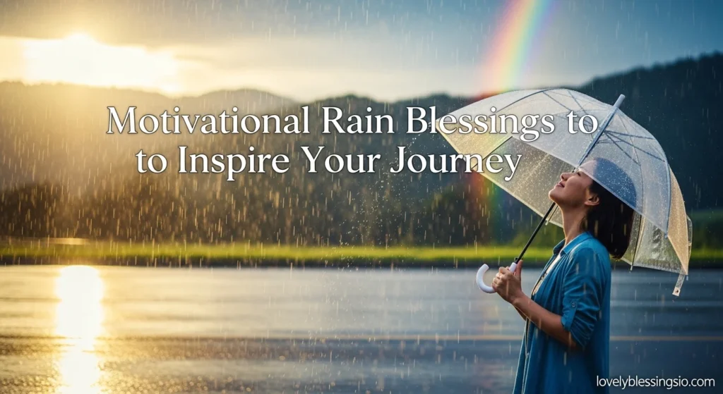 Motivational Rain Blessings to Inspire Your Journey