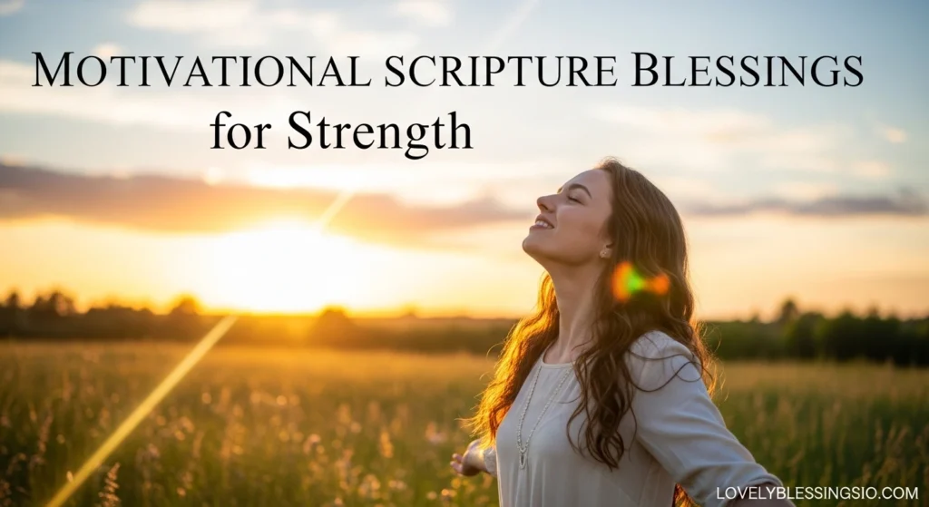 Motivational Scripture Blessings for Strength