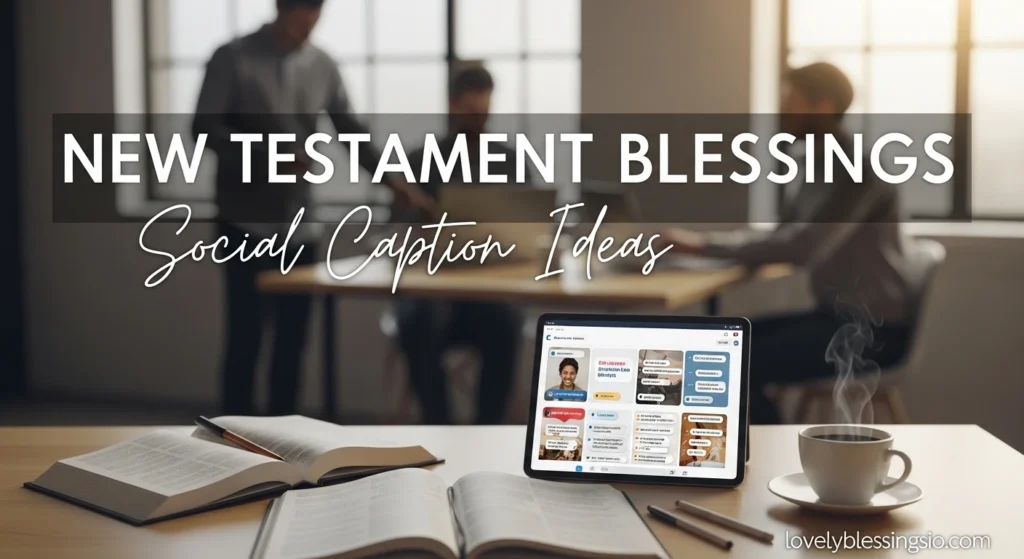 New Testament Blessings Social Caption Ideas