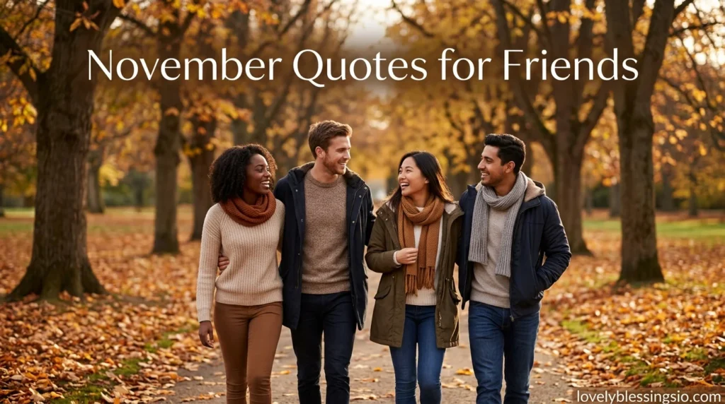 November Quotes for Friends