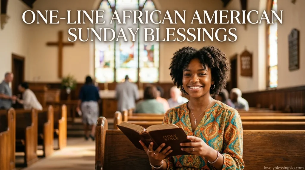 One-Line African American Sunday Blessings