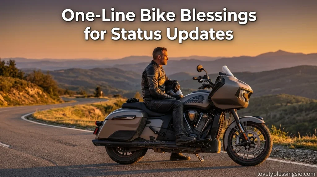 One-Line Bike Blessings for Status Updates
