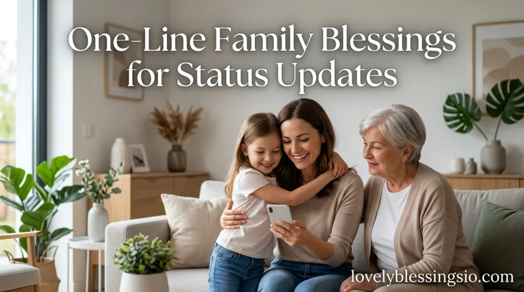 One-Line Family Blessings for Status Updates