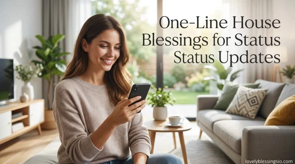 One-Line House Blessings for Status Updates