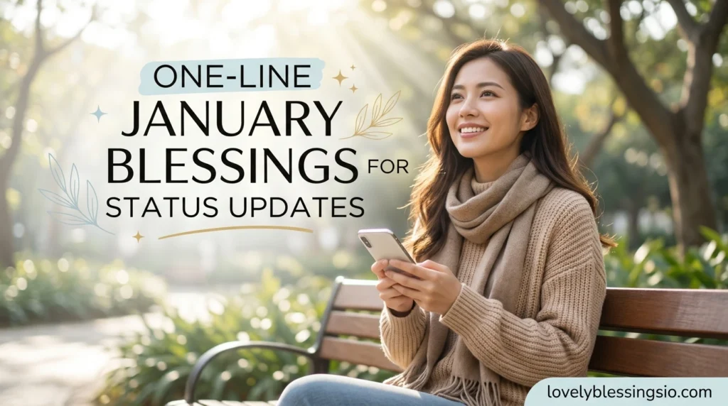 One-Line January Blessings for Status Updates