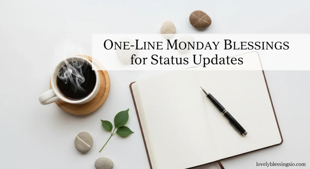 One-Line Monday Blessings for Status Updates