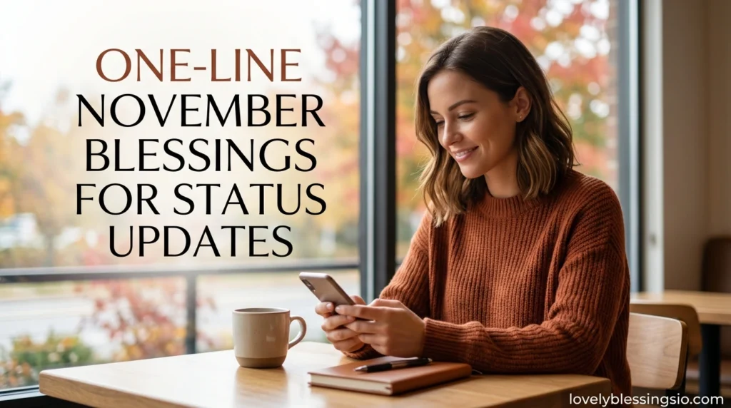 One-Line November Blessings for Status Updates