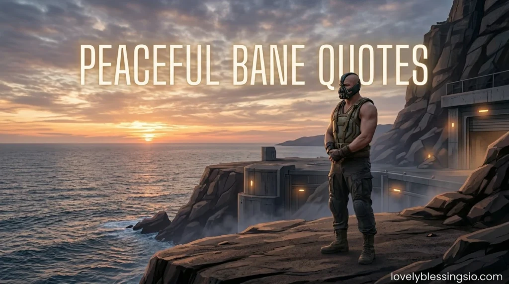 Peaceful Bane Quotes