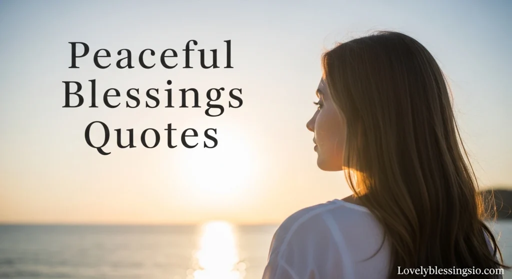 Peaceful Blessings Quotes