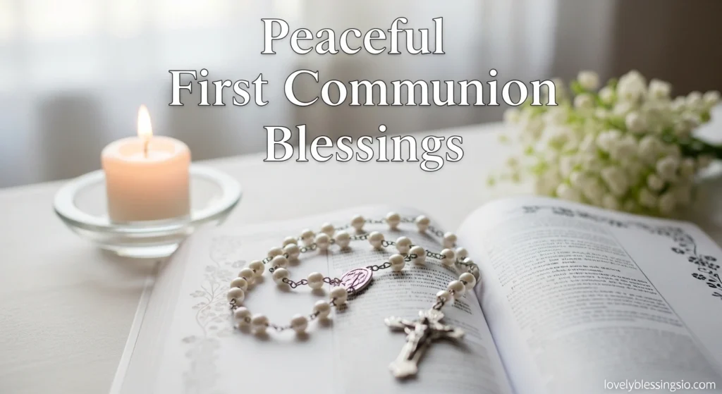 Peaceful First Communion Blessings
