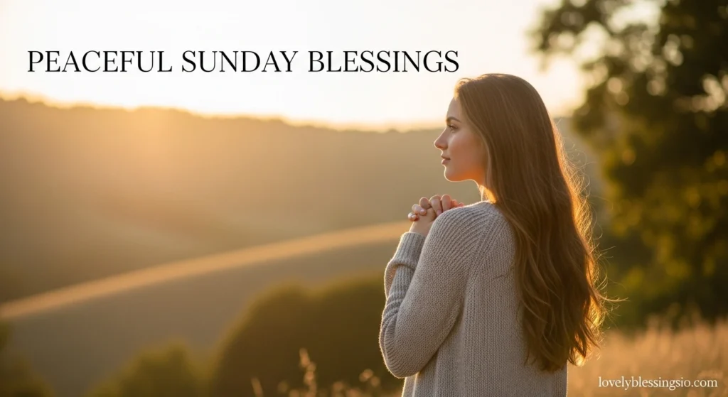 Peaceful Sunday Blessings