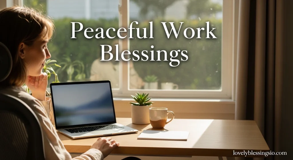 Peaceful Work Blessings