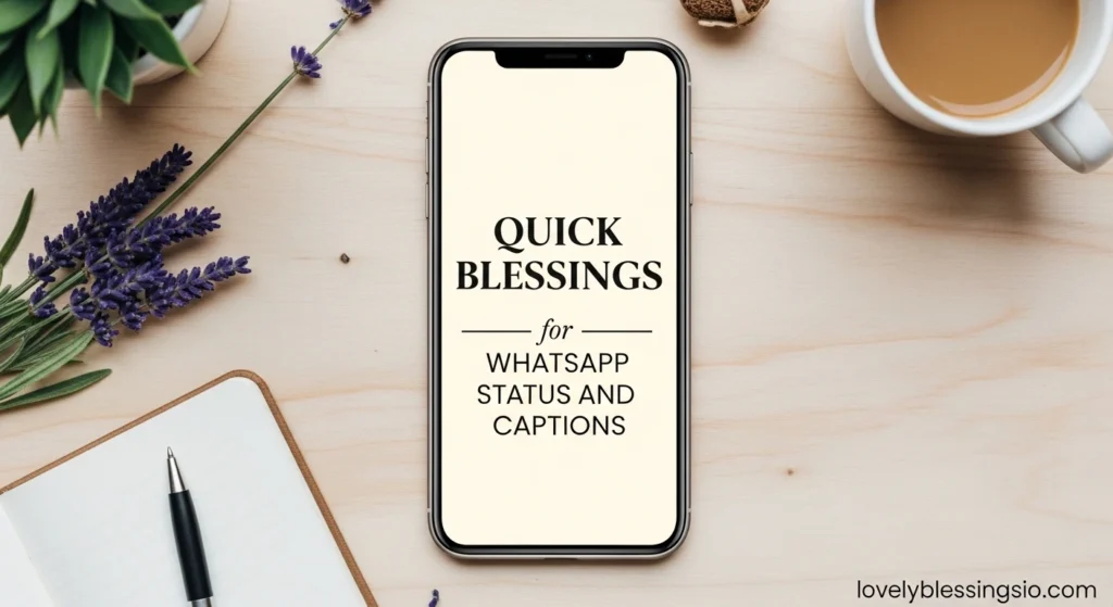 Quick Blessings for WhatsApp Status and Captions
