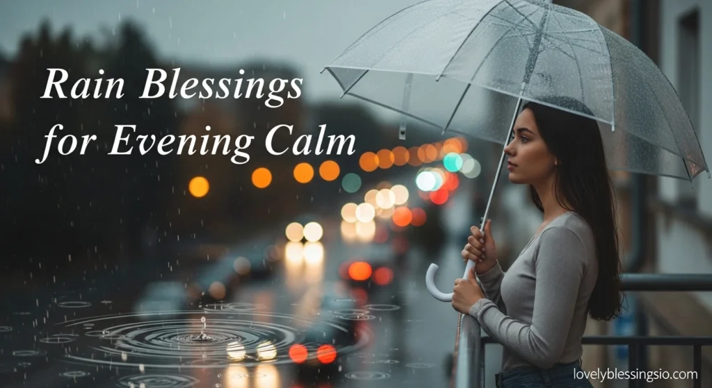 Rain Blessings for Evening Calm