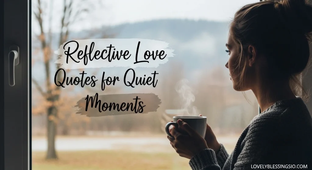Reflective Love Quotes for Quiet Moments