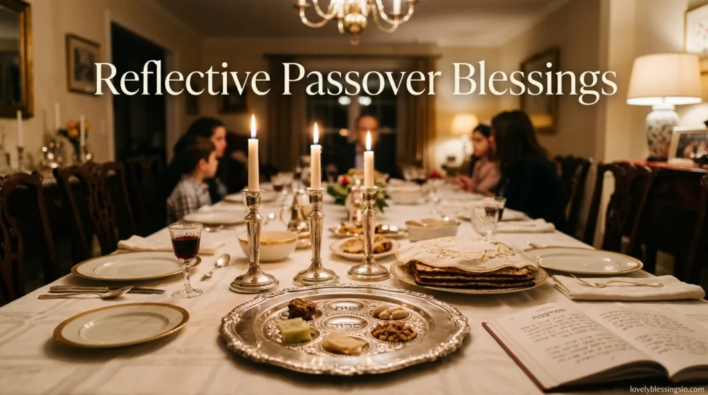 Reflective Passover Blessings