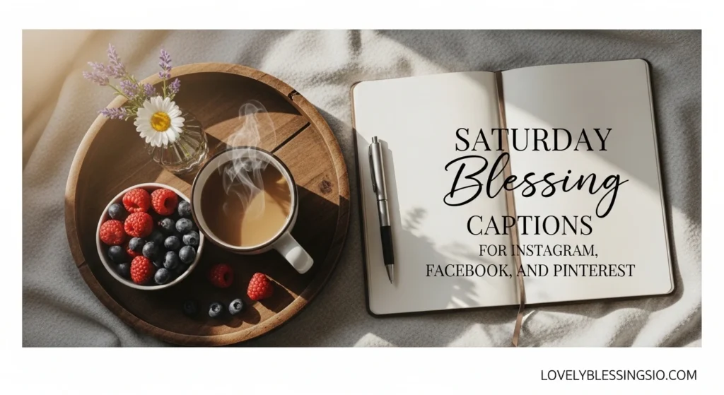 Saturday Blessing Captions for Instagram, Facebook, and Pinterest