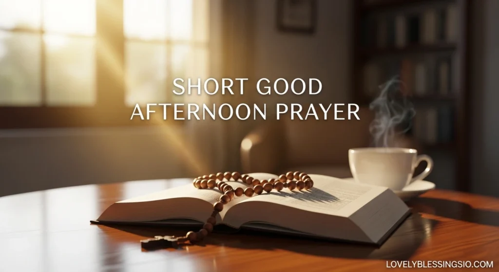 Short Good Afternoon Prayer
