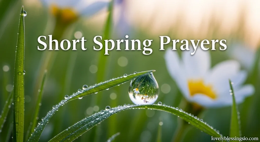 Short Spring Prayers