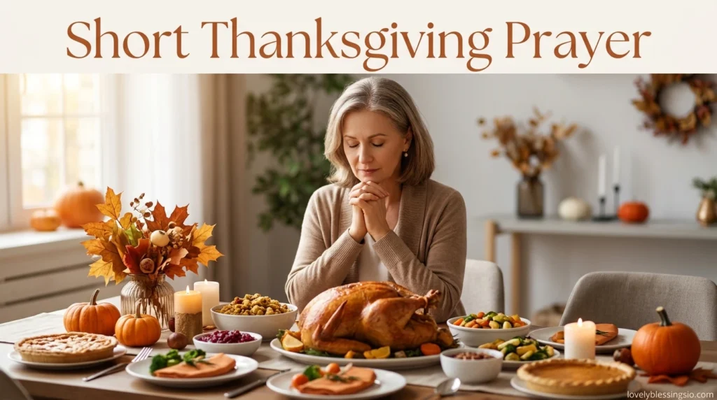 Short Thanksgiving Prayer
