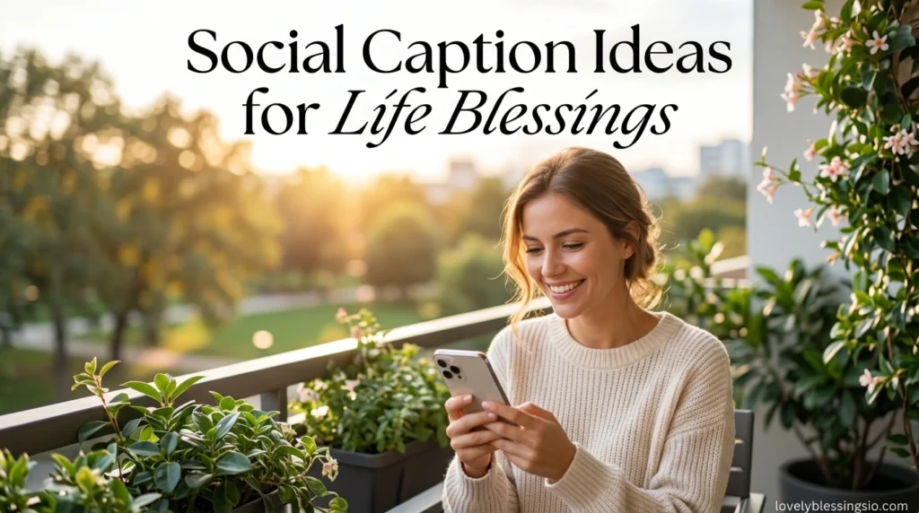 Social Caption Ideas for Life Blessings