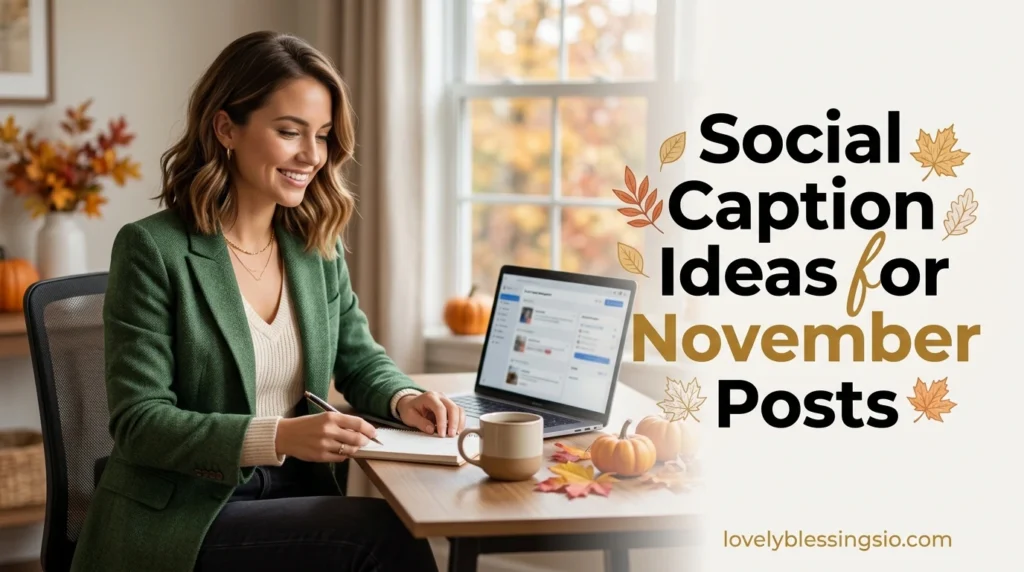 Social Caption Ideas for November Posts