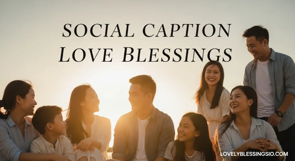 Social Caption Love Blessings