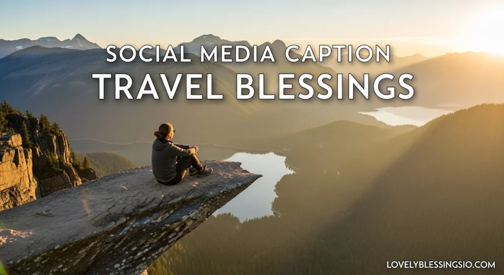 Social Media Caption Travel Blessings
