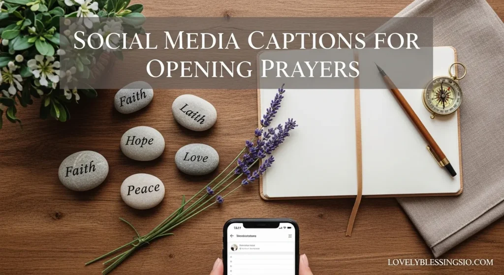 Social Media Captions for Opening Prayers