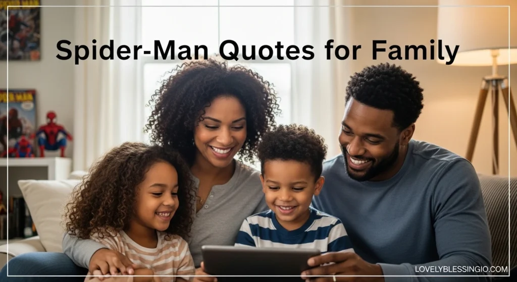 Spider-Man Quotes for Family