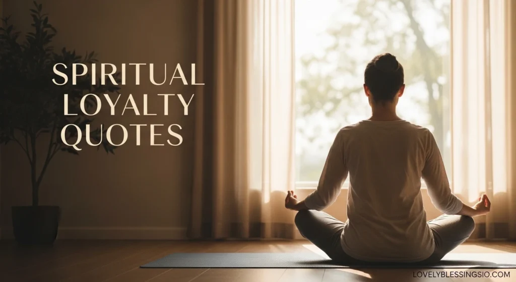 Spiritual Loyalty Quotes