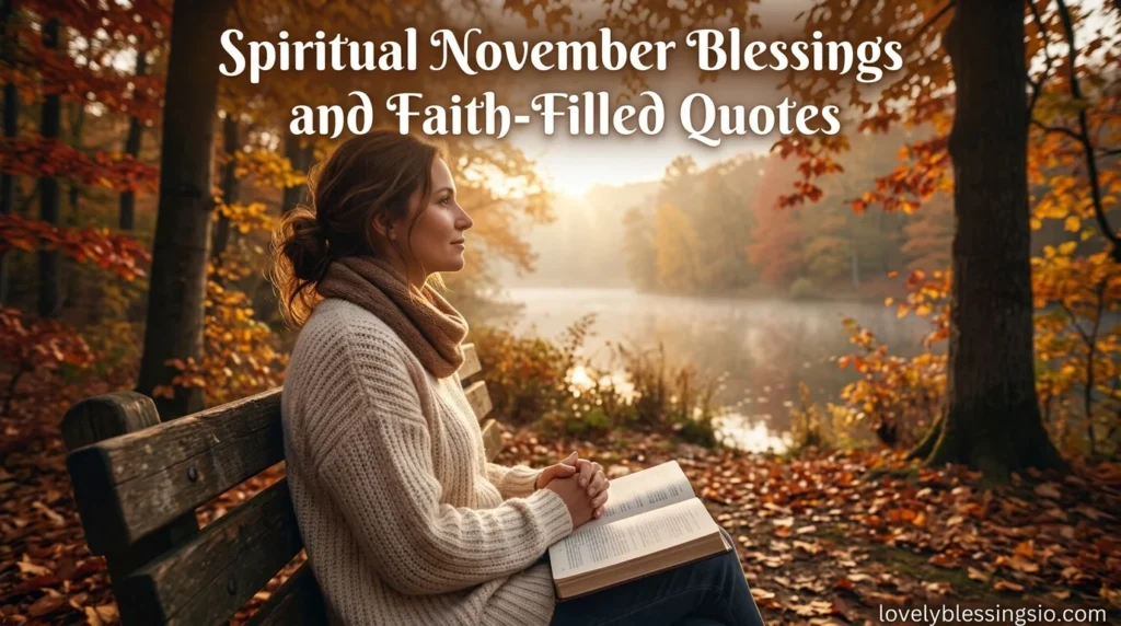 Spiritual November Blessings and Faith-Filled Quotes