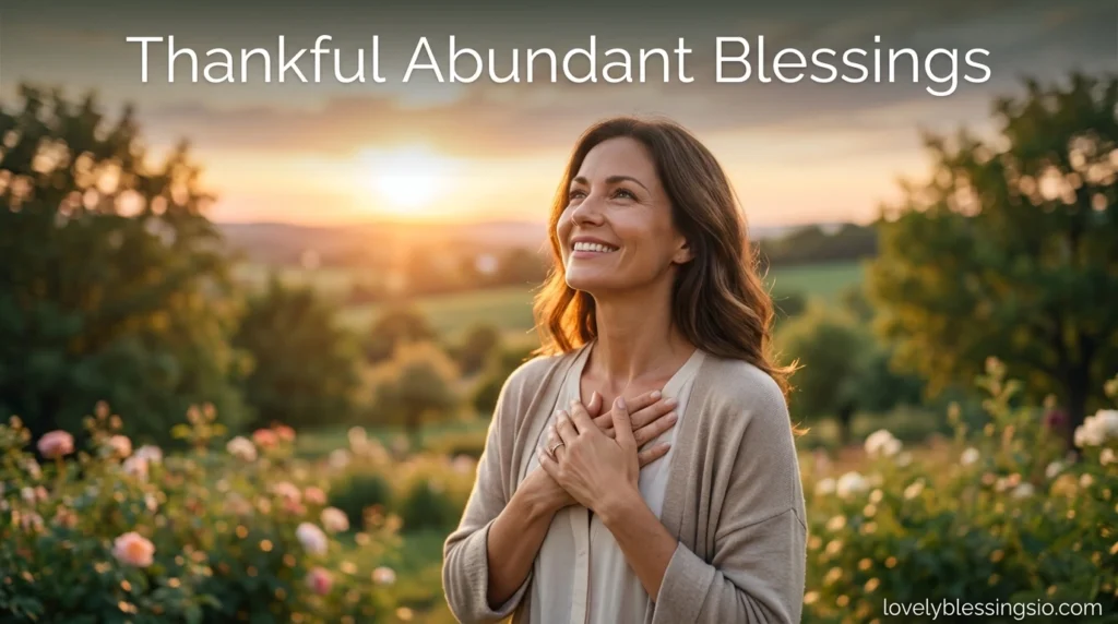 Thankful Abundant Blessings