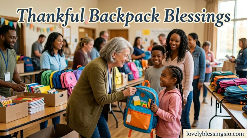 Thankful Backpack Blessings