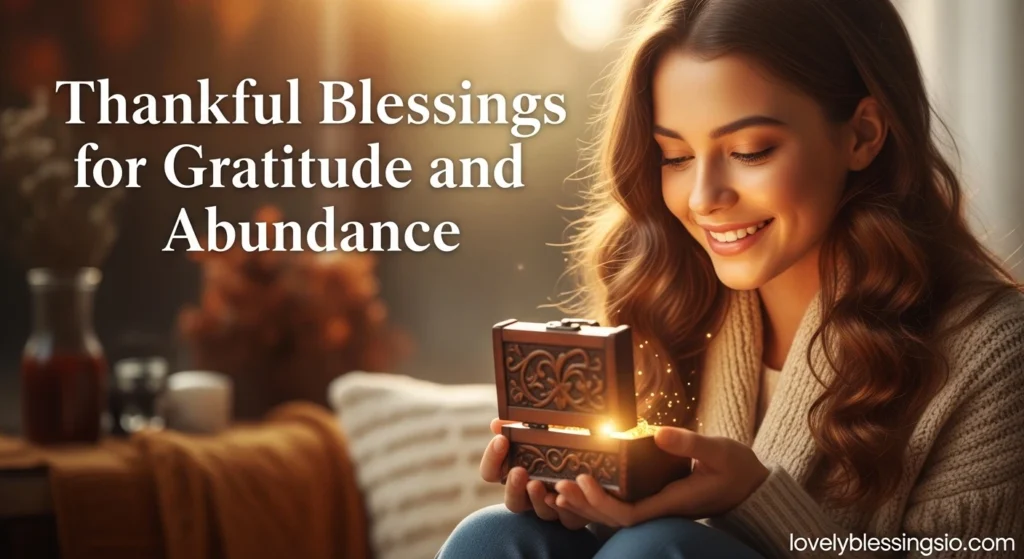 Thankful Blessings for Gratitude and Abundance