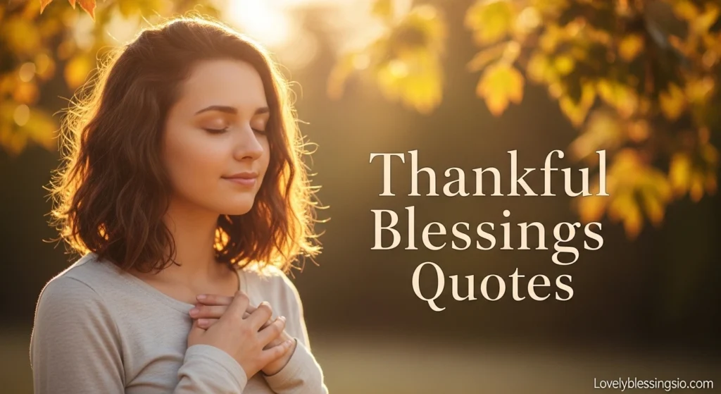 Thankful Blessings Quotes