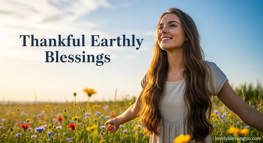 Thankful Earthly Blessings