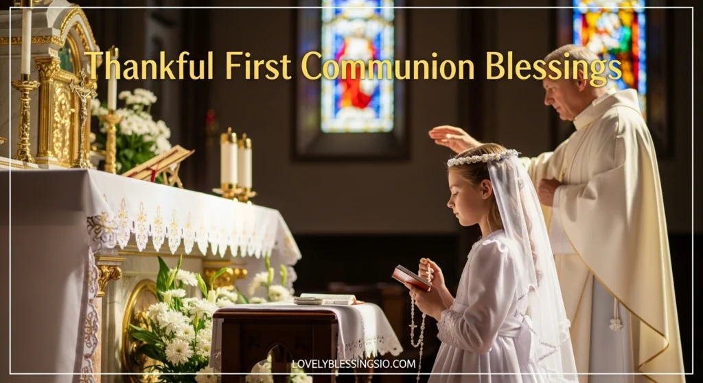 Thankful First Communion Blessings 