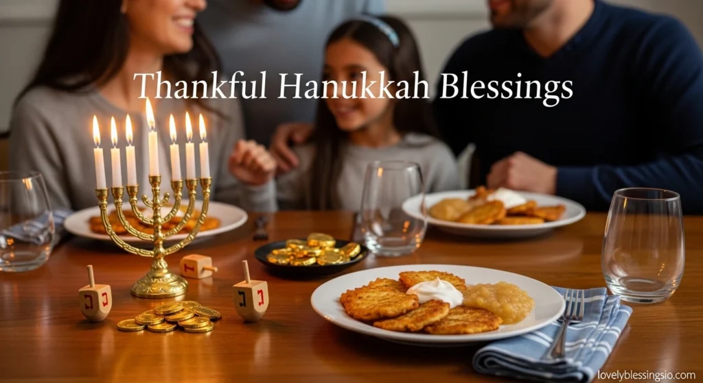 Thankful Hanukkah Blessings