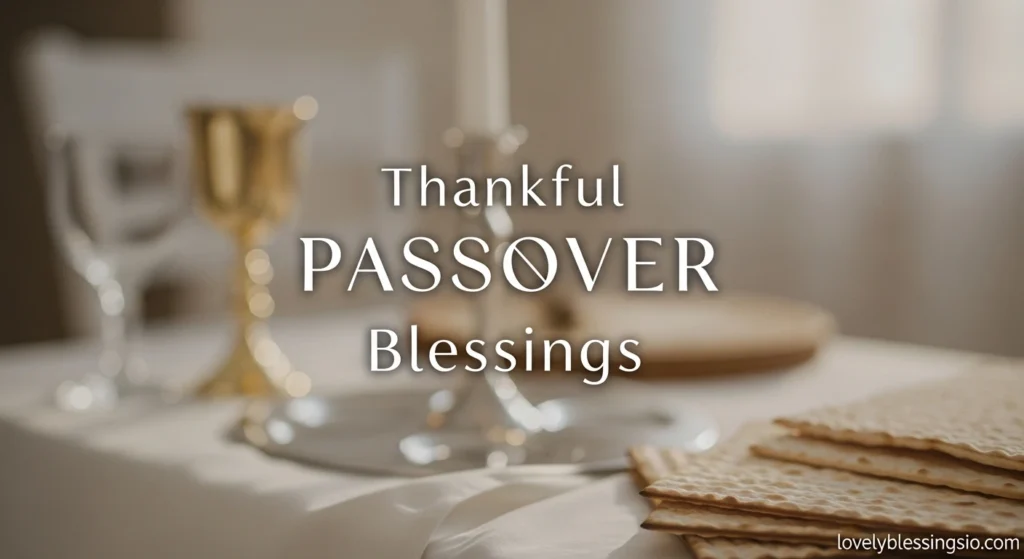 Thankful Passover Blessings